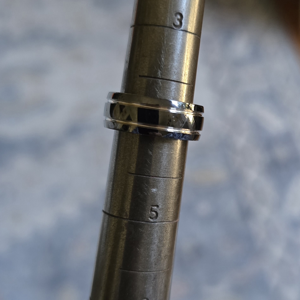 Black Titanium Band By Frederick Goldman